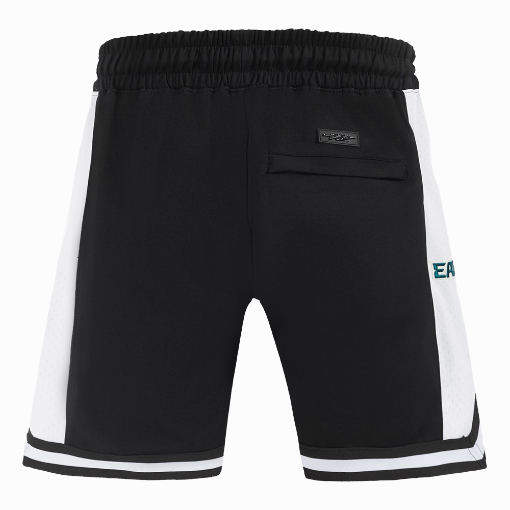 NFL PHILADELPHIA EAGLES SCRIPT TAIL MEN'S DOUBLE KNIT 2.0 SHORT (BLACK)