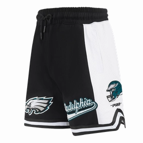 NFL PHILADELPHIA EAGLES SCRIPT TAIL MEN'S DOUBLE KNIT 2.0 SHORT (BLACK)