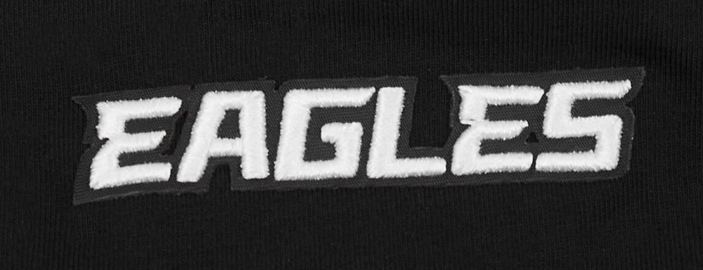 NFL PHILADELPHIA EAGLES SCRIPT TAIL WOMEN'S HIGH WAIST JERSEY LEGGING (BLACK)