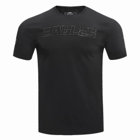 NFL PHILADELPHIA EAGLES TRIPLE BLACK MEN'S   TEE (TRIPLE BLACK)