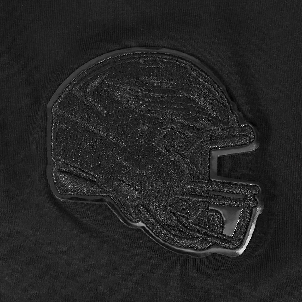 NFL PHILADELPHIA EAGLES TRIPLE BLACK WOMEN'S SLIM FIT TEE (TRIPLE BLACK WOMEN'S)