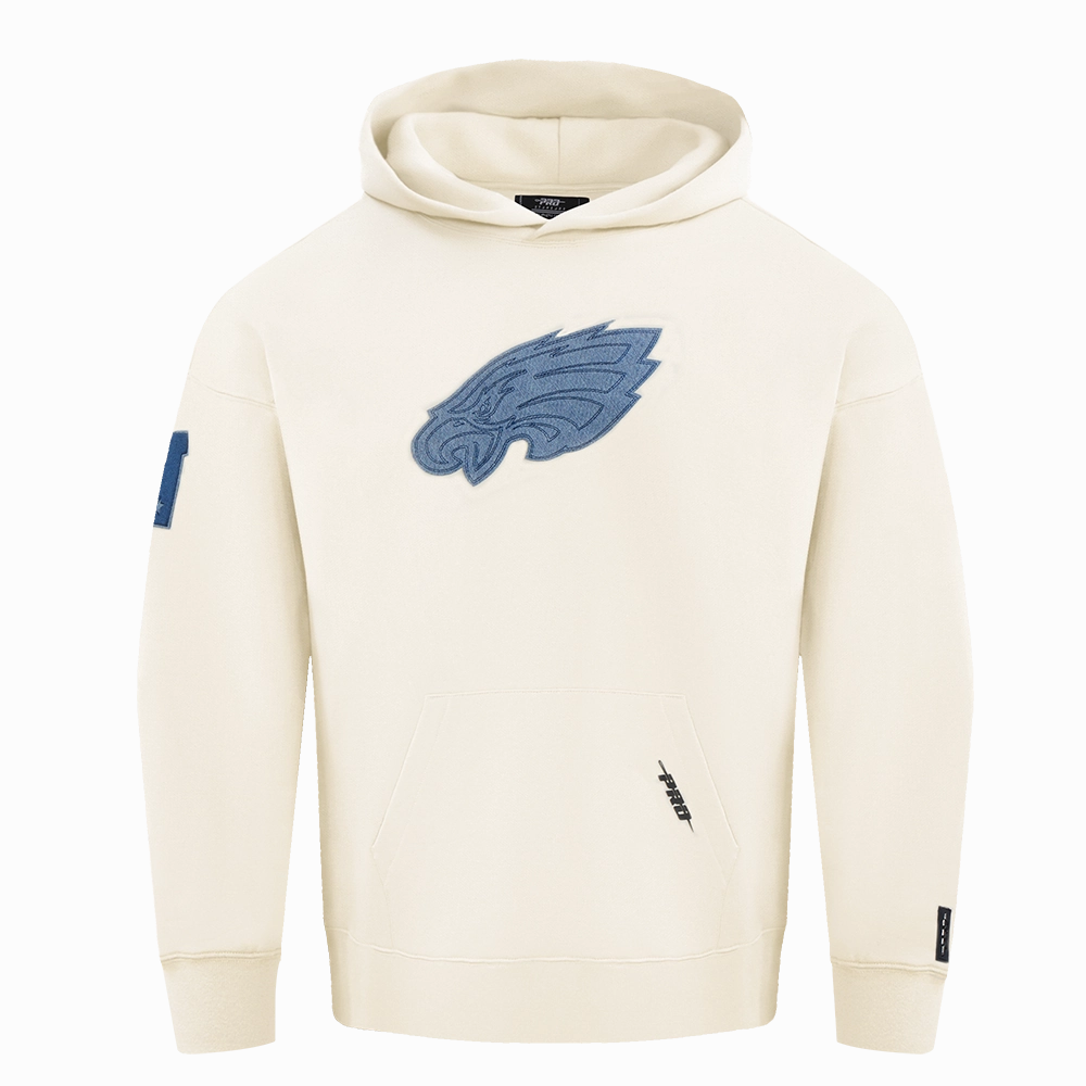 NFL PHILADELPHIA EAGLES VARSITY BLUES MEN'S PULLOVER HOODIE (LINEN)