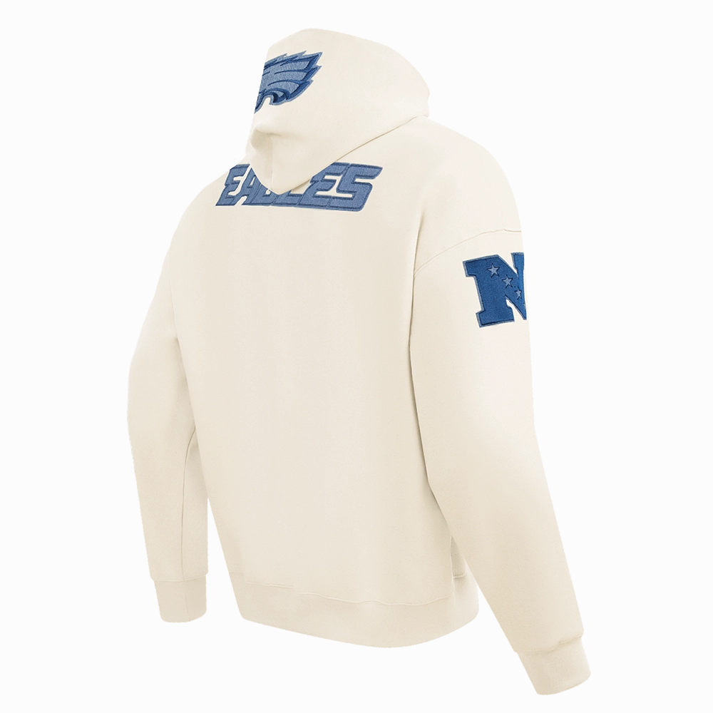 NFL PHILADELPHIA EAGLES VARSITY BLUES MEN'S PULLOVER HOODIE (LINEN)
