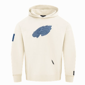 NFL PHILADELPHIA EAGLES VARSITY BLUES MEN'S PULLOVER HOODIE (LINEN)