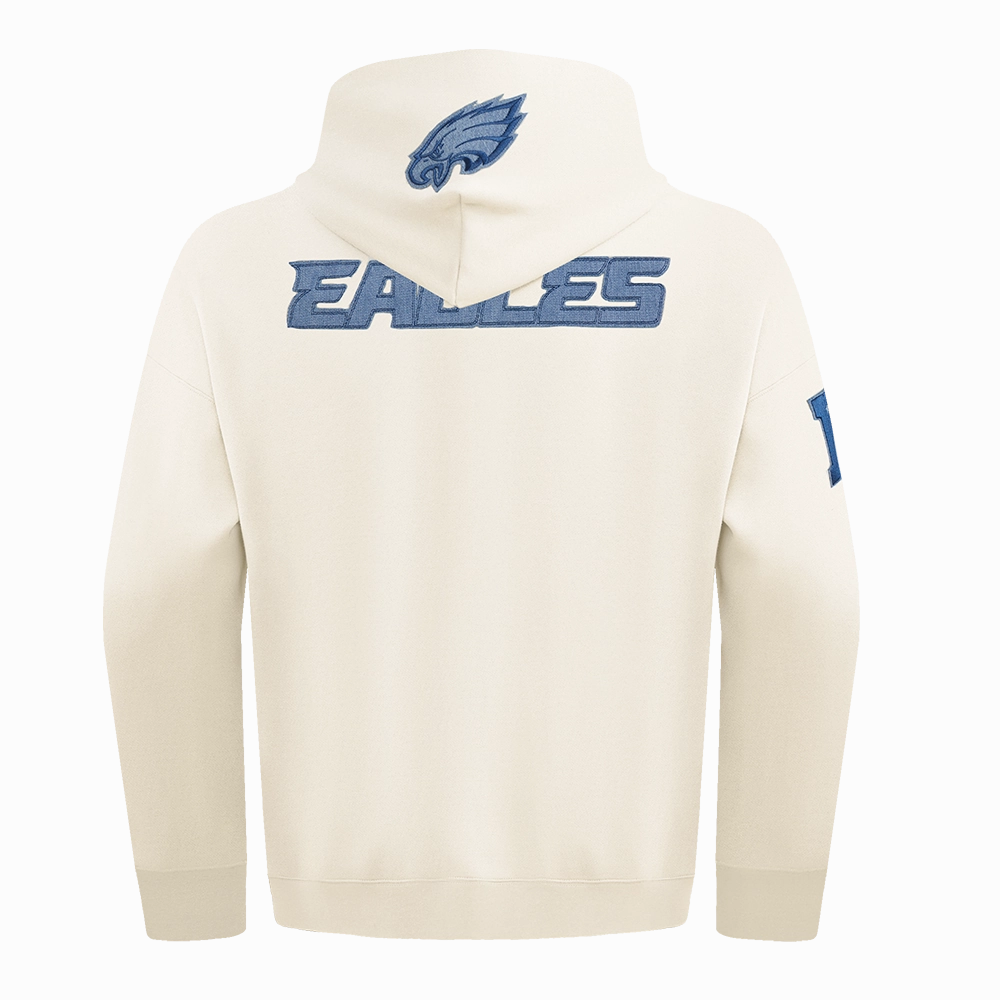 NFL PHILADELPHIA EAGLES VARSITY BLUES MEN'S PULLOVER HOODIE (LINEN)