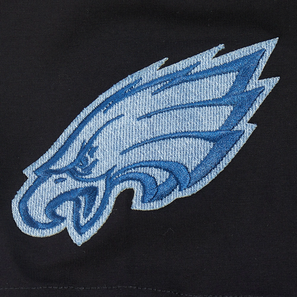 NFL PHILADELPHIA EAGLES VARSITY BLUES MEN'S TEE (BLACK)