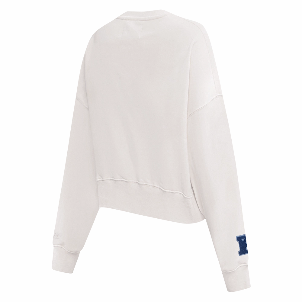 NFL PHILADELPHIA EAGLES VARSITY BLUES WOMEN'S W CREWNECK (LINEN)