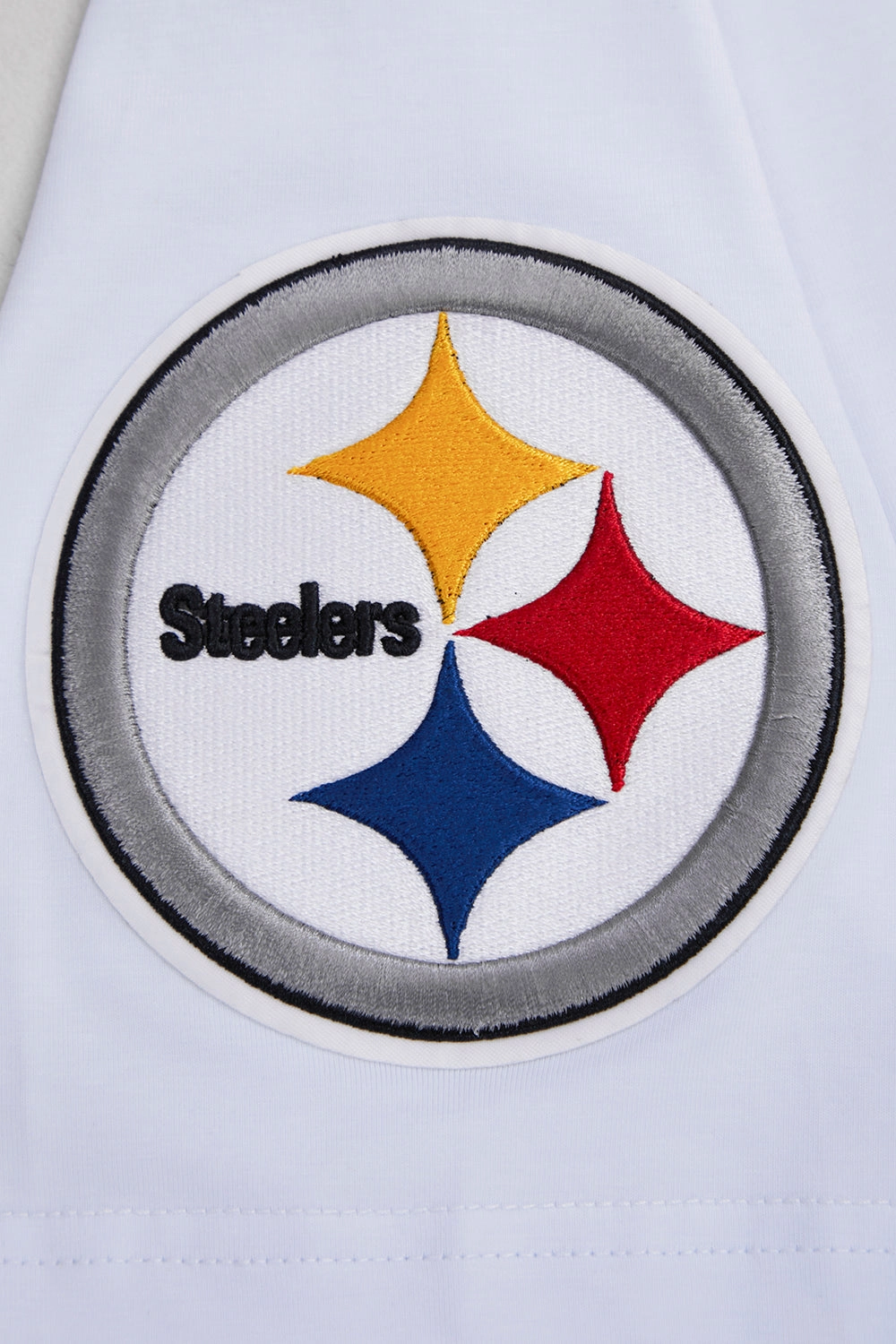 NFL PITTSBURGH STEELERS CLASSIC CHENILLE MEN'S   TEE (WHITE)