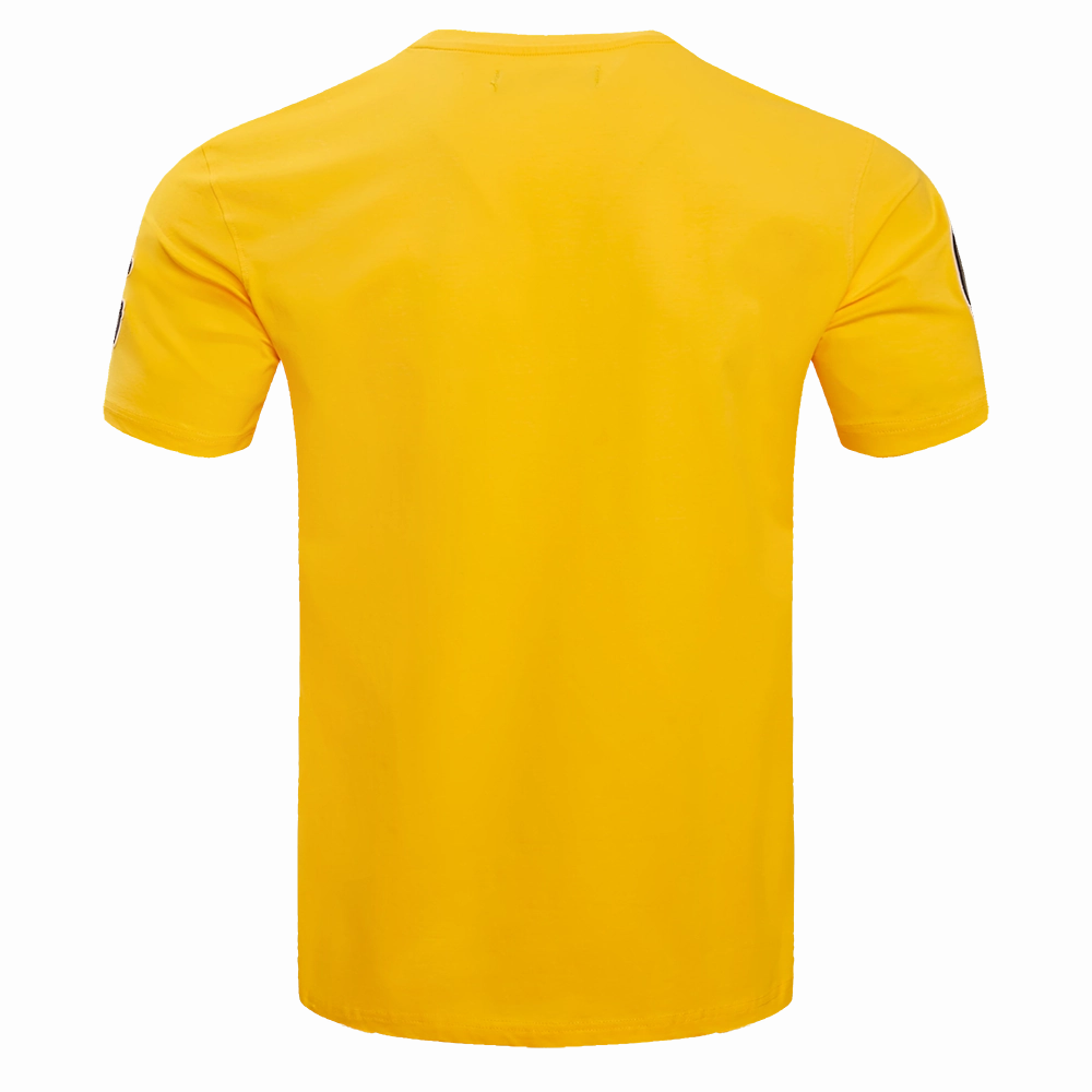 NFL PITTSBURGH STEELERS CLASSIC CHENILLE MEN'S   TEE (YELLOW)