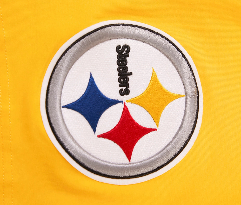 NFL PITTSBURGH STEELERS CLASSIC CHENILLE MEN'S   TEE (YELLOW)