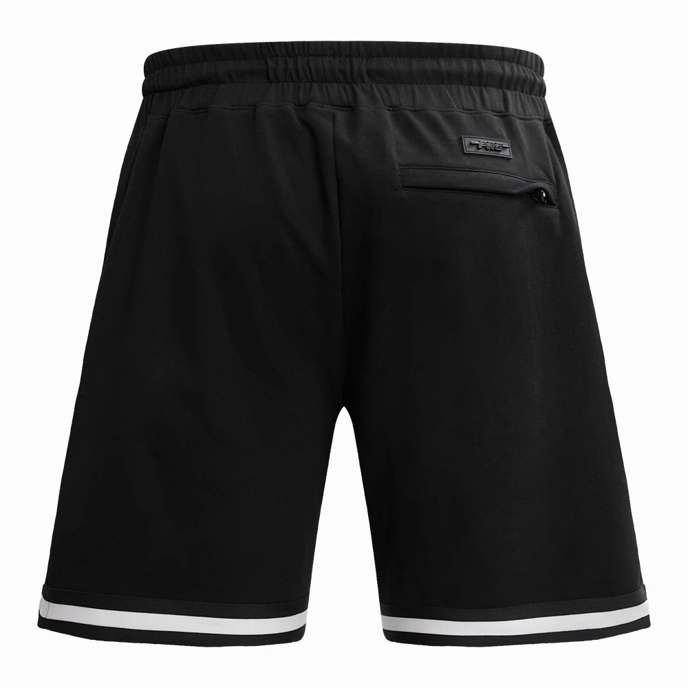 NFL PITTSBURGH STEELERS CLASSIC CHENILLE MEN'S DK SHORT (BLACK)