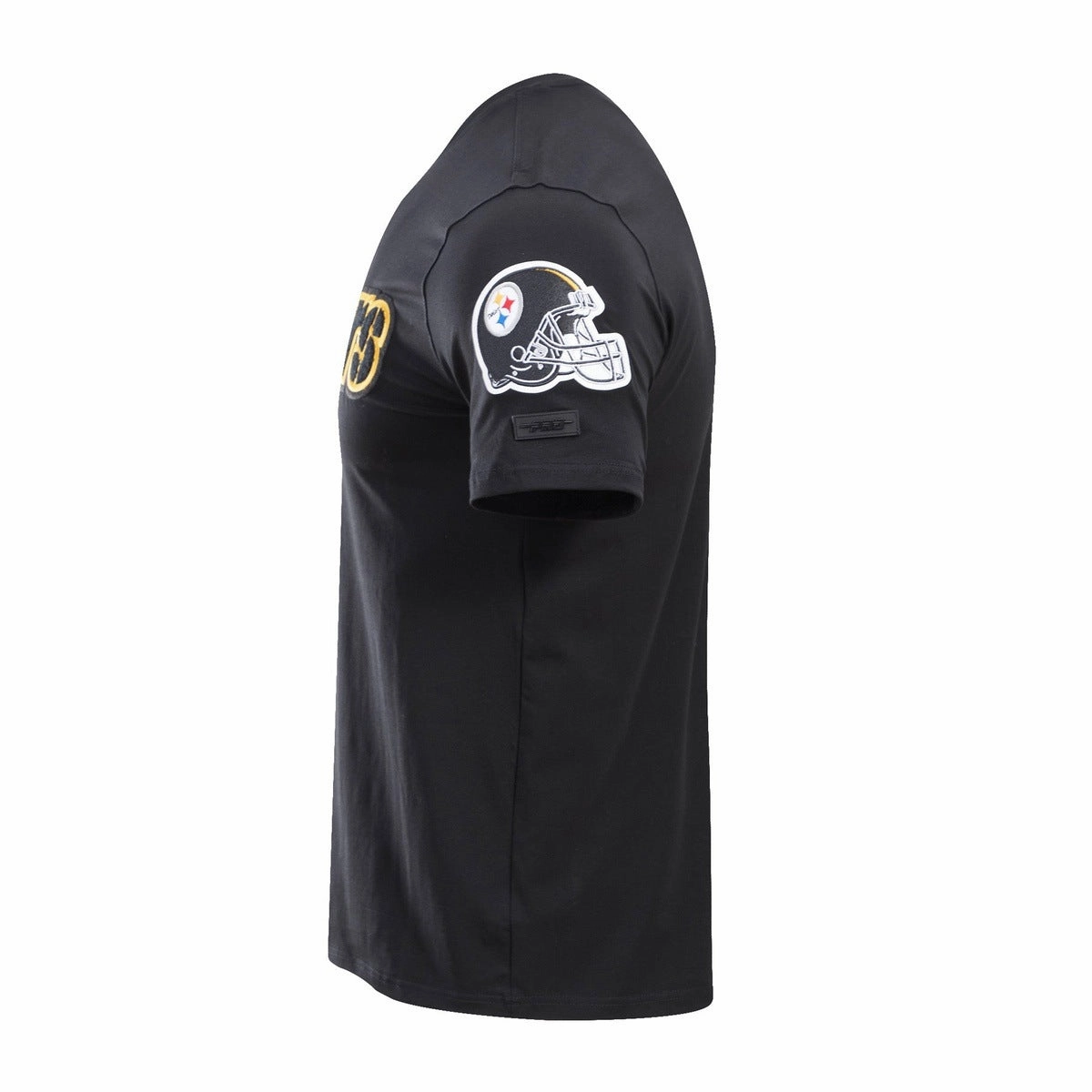 NFL PITTSBURGH STEELERS CLASSIC CHENILLE MEN'S TEE (BLACK)