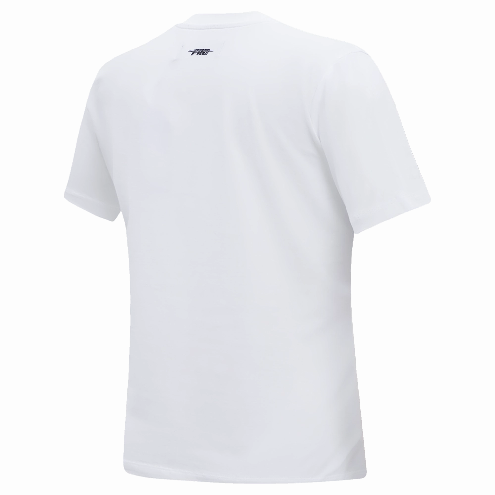 NFL PITTSBURGH STEELERS CLASSIC SHORT SLEEVE WOMEN'S SINGLE JERSEY SLIM FIT TEE (WHITE)