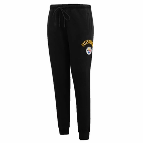 NFL PITTSBURGH STEELERS CLASSIC WOMEN'S FLEECE SWEATPANT (BLACK)