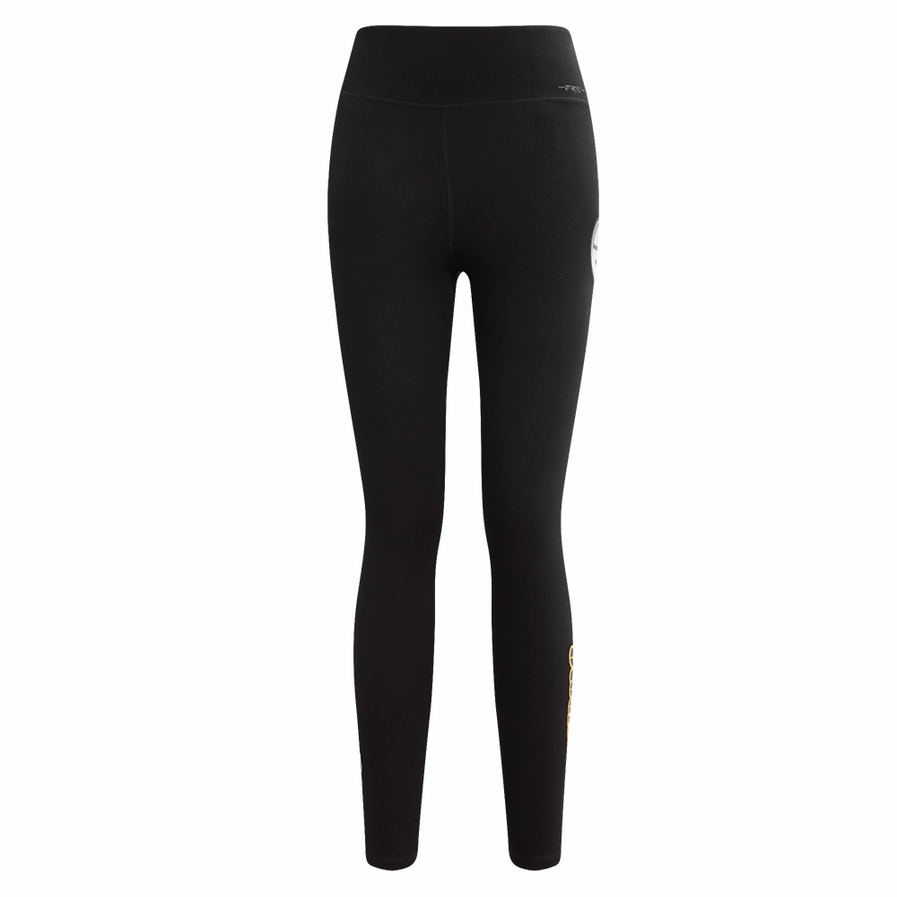 NFL PITTSBURGH STEELERS CLASSIC WOMEN'S JERSEY LEGGING (BLACK)