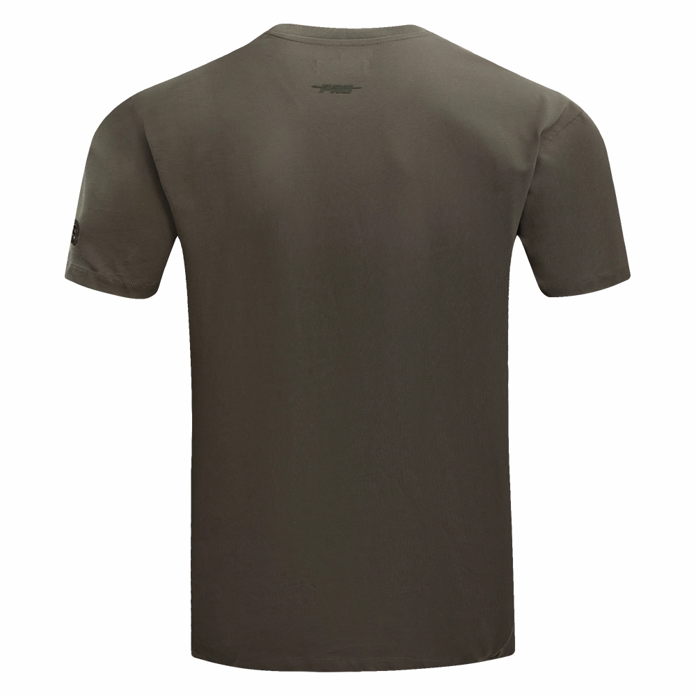 NFL PITTSBURGH STEELERS NEUTRAL DROP SHOULDER MEN'S TEE (DARK TAUPE)