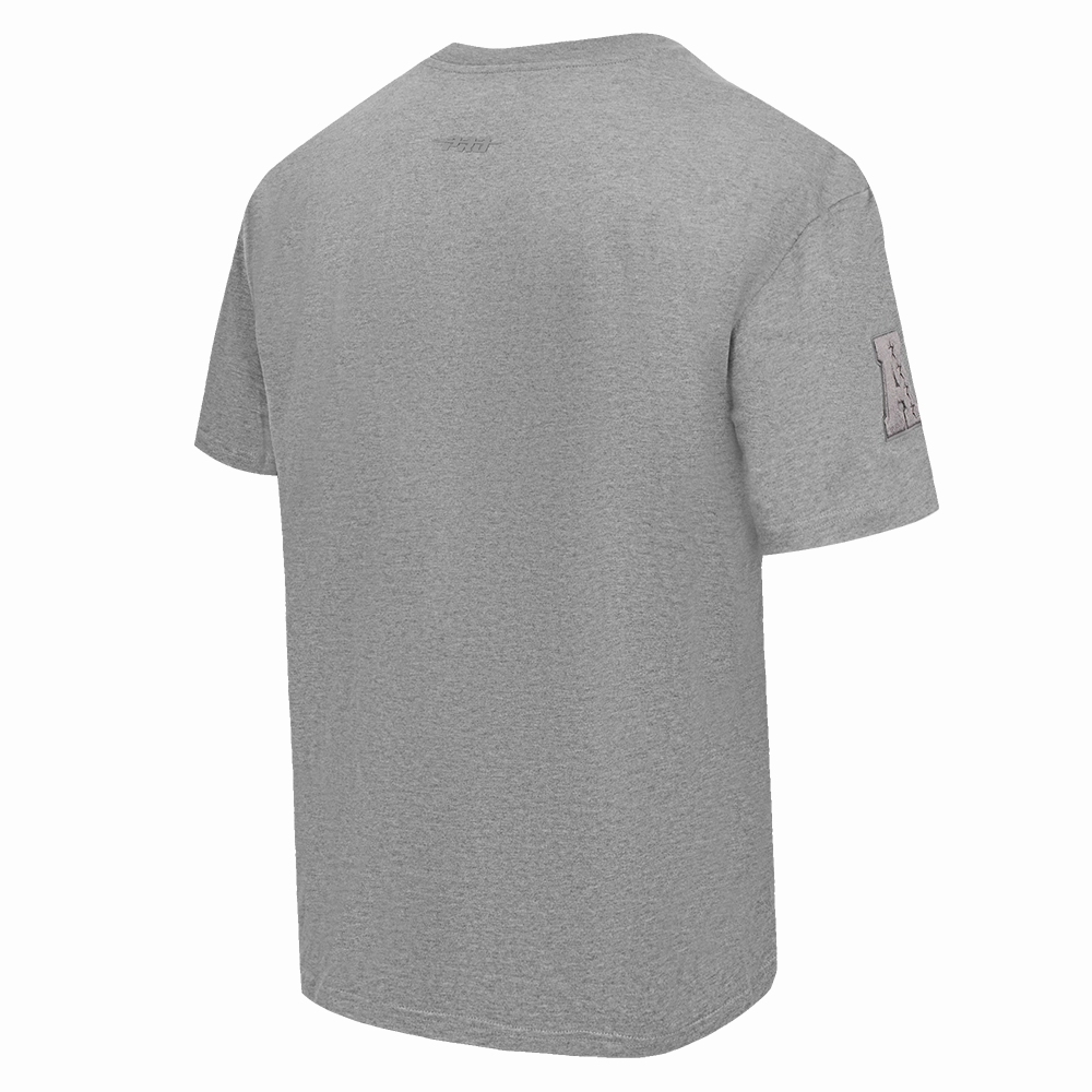NFL PITTSBURGH STEELERS NEUTRAL MEN'S DROP SHOULDER TEE (DARK HEATHER GRAY)