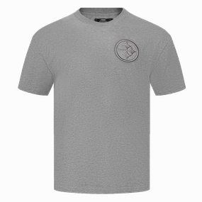 NFL PITTSBURGH STEELERS NEUTRAL MEN'S DROP SHOULDER TEE (DARK HEATHER GRAY)