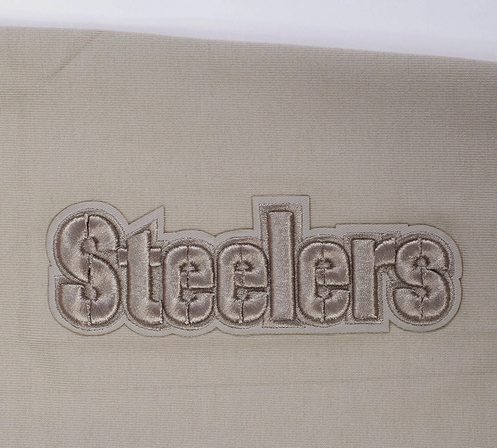 NFL PITTSBURGH STEELERS NEUTRAL WOMEN'S JERSEY LEGGING (TAUPE)