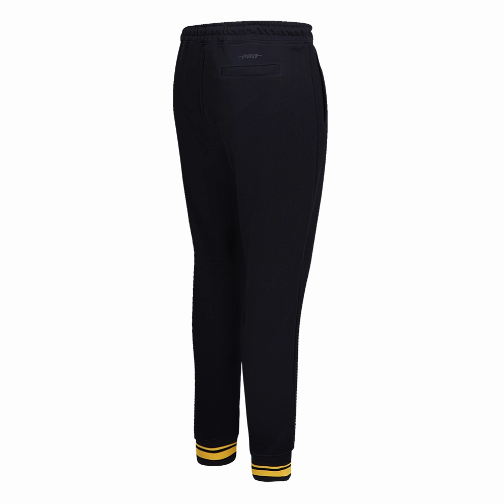 NFL PITTSBURGH STEELERS PRO PREP W RIB FLEECE WOMEN'S SWEATPANT (BLACK/YELLOW)