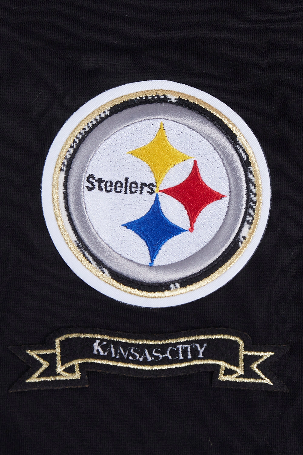 NFL PITTSBURGH STEELERS PRO PREP WOMEN'S HIGH WAIST JERSEY LEGGING (BLACK)