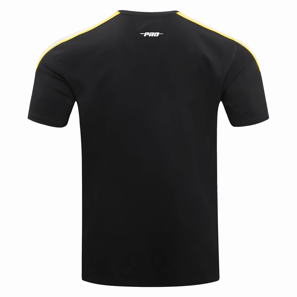 NFL PITTSBURGH STEELERS RETRO CLASSIC MEN'S STRIPED TEE (BLACK/YELLOW)