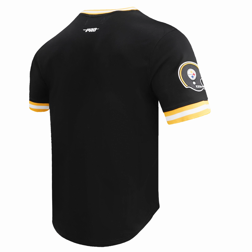 NFL PITTSBURGH STEELERS RETRO CLASSIC MEN'S TEE (BLACK/YELLOW)