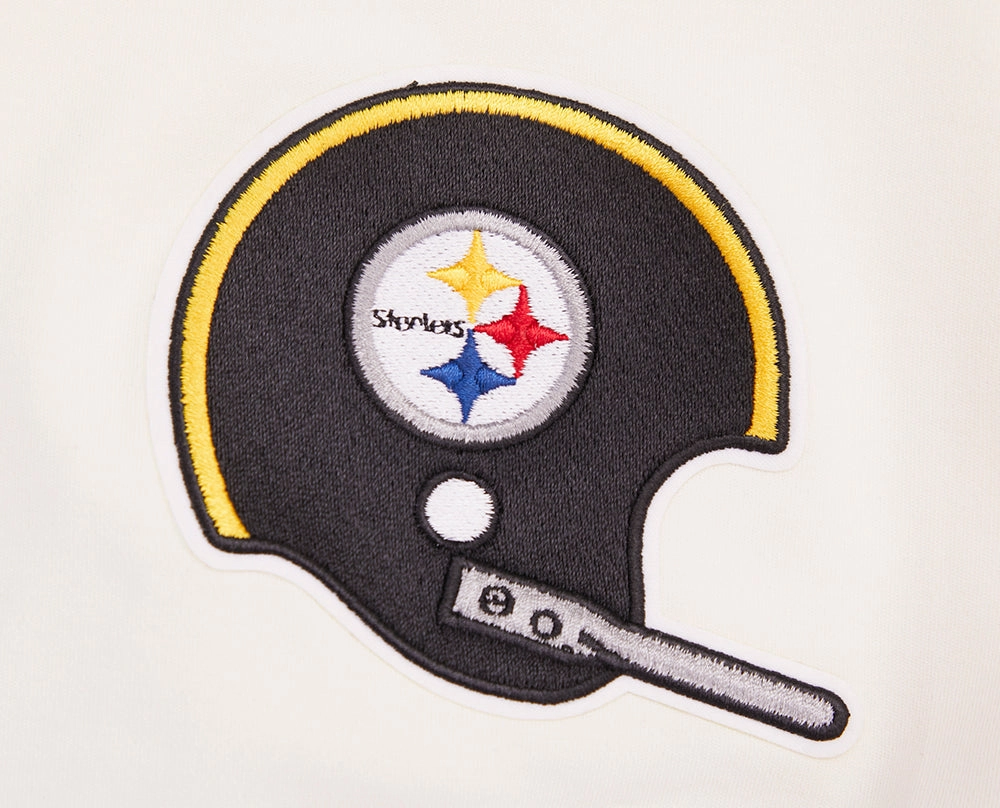 NFL PITTSBURGH STEELERS RETRO CLASSIC MEN'S TEE (EGGSHELL/ BLACK)