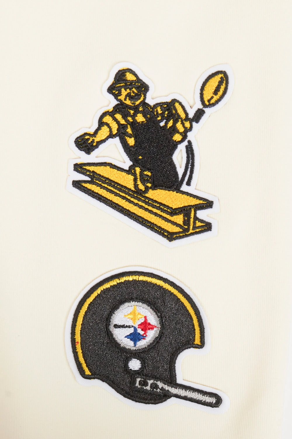 NFL PITTSBURGH STEELERS RETRO CLASSIC WOMEN'S JERSEY LEGGING (EGGSHELL)