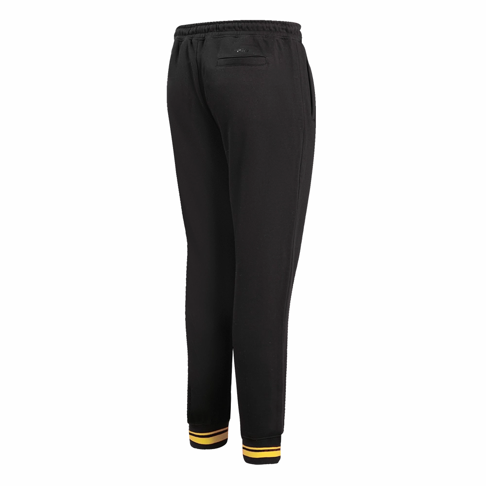NFL PITTSBURGH STEELERS RETRO CLASSIC WOMEN'S SWEATPANT (BLACK/YELLOW)