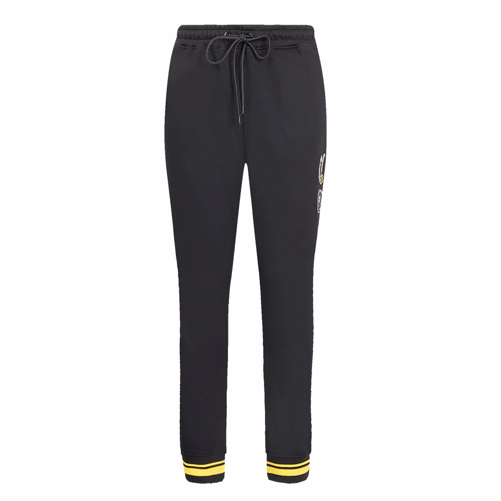NFL PITTSBURGH STEELERS RETRO CLASSIC WOMEN'S SWEATPANT (BLACK/YELLOW)