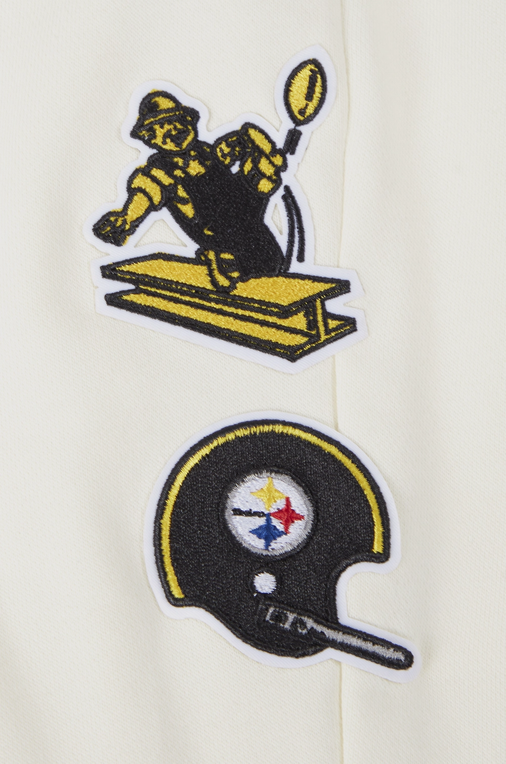 NFL PITTSBURGH STEELERS RETRO CLASSIC WOMEN'S SWEATPANT (EGGSHELL/ BLACK)