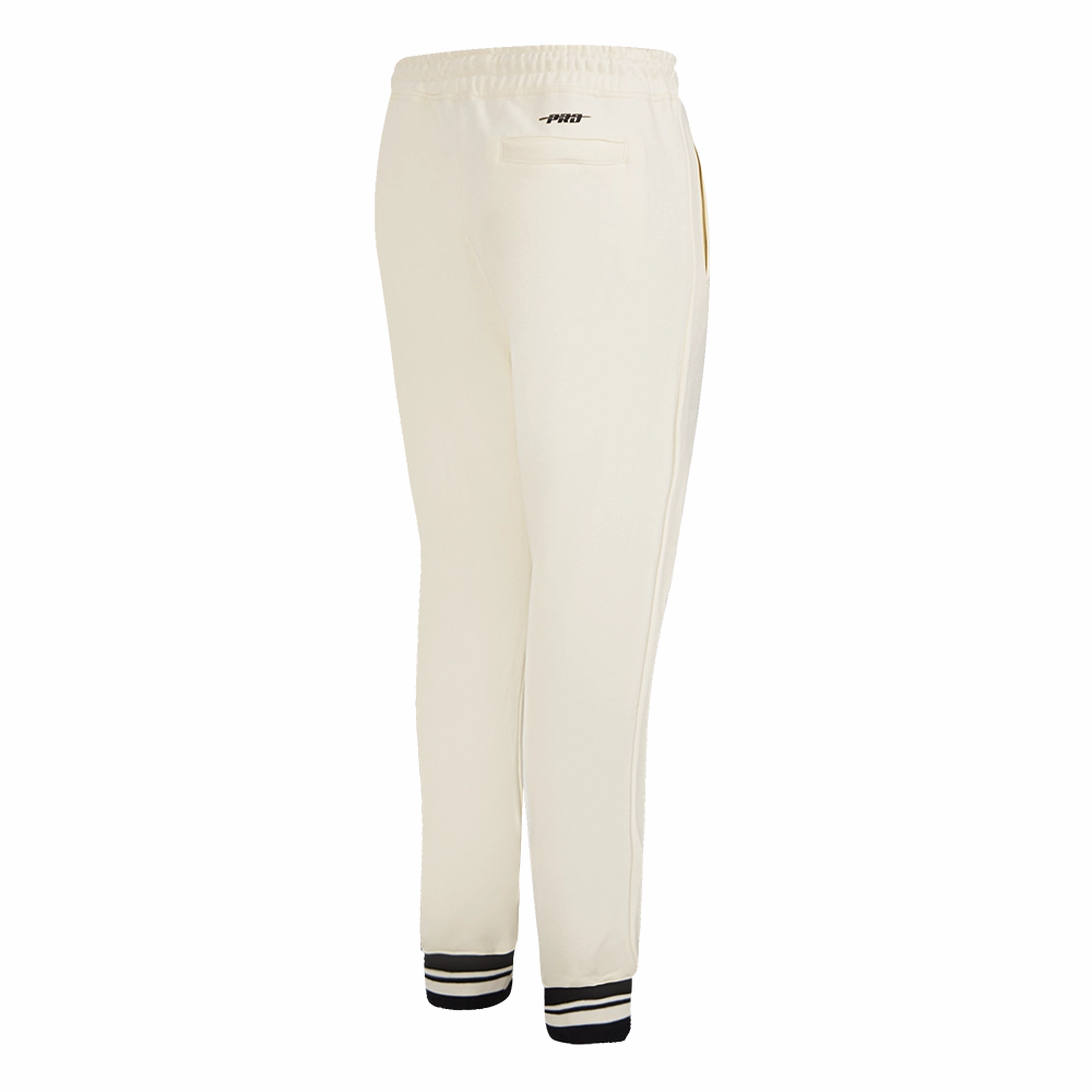 NFL PITTSBURGH STEELERS RETRO CLASSIC WOMEN'S SWEATPANT (EGGSHELL/ BLACK)