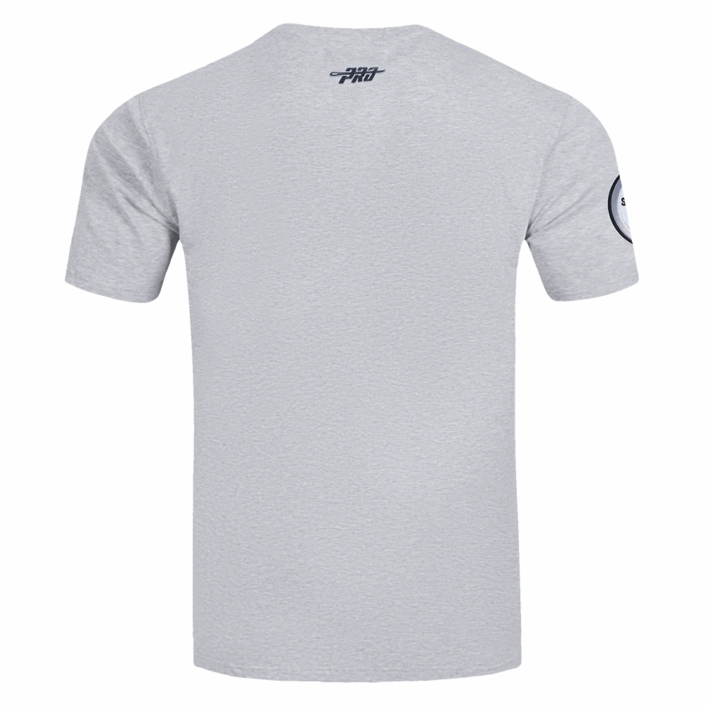NFL PITTSBURGH STEELERS TEAM PENNANTS MEN'S WORDMARK   TEE (HEATHER GREY)