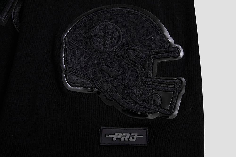 NFL PITTSBURGH STEELERS TRIPLE BLACK MEN'S   TEE (TRIPLE BLACK)