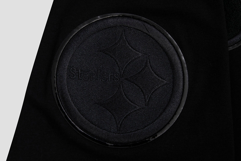 NFL PITTSBURGH STEELERS TRIPLE BLACK MEN'S   TEE (TRIPLE BLACK)