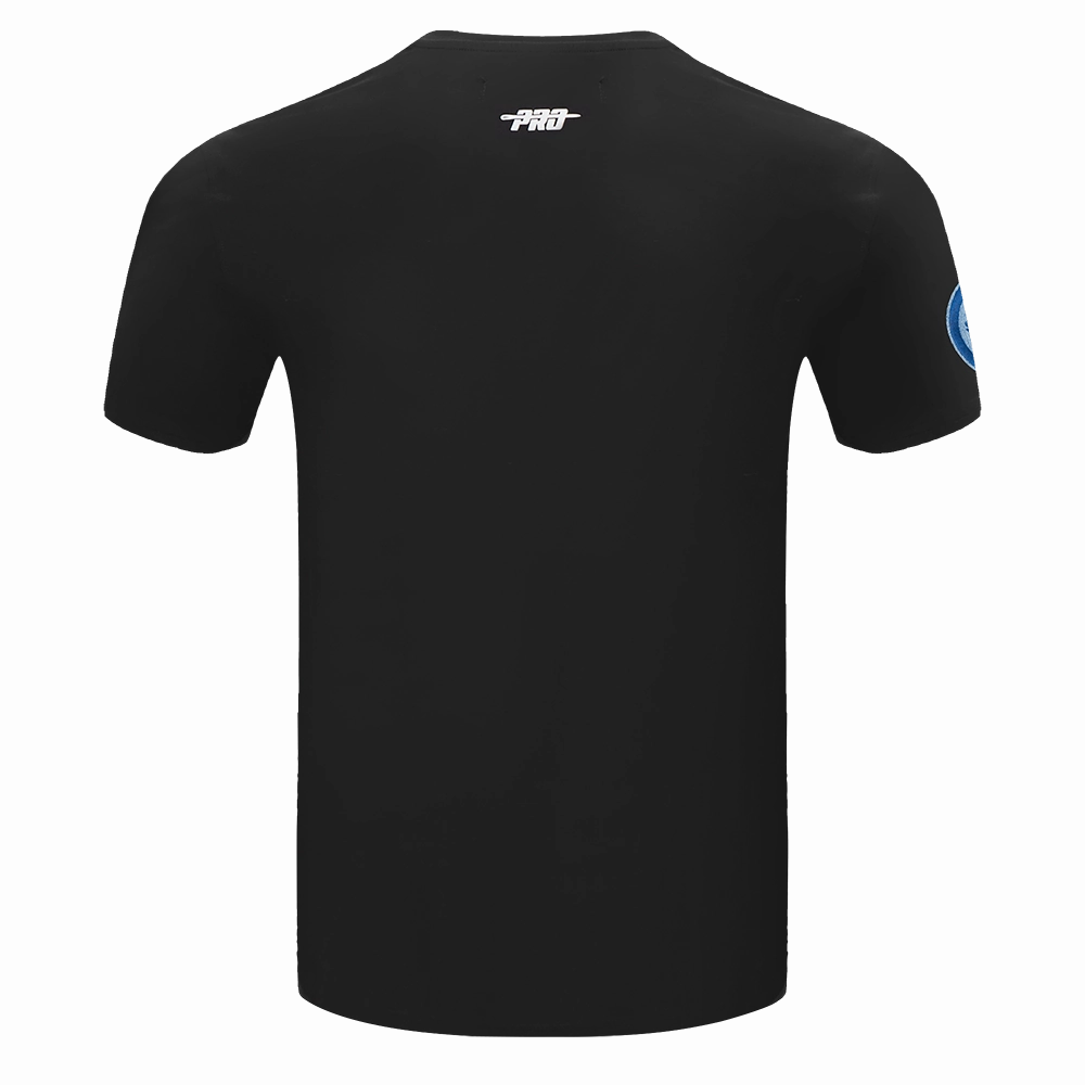 NFL PITTSBURGH STEELERS VARSITY BLUES MEN'S TEE (BLACK)