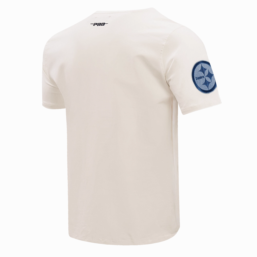 NFL PITTSBURGH STEELERS VARSITY BLUES MEN'S TEE (LINEN)