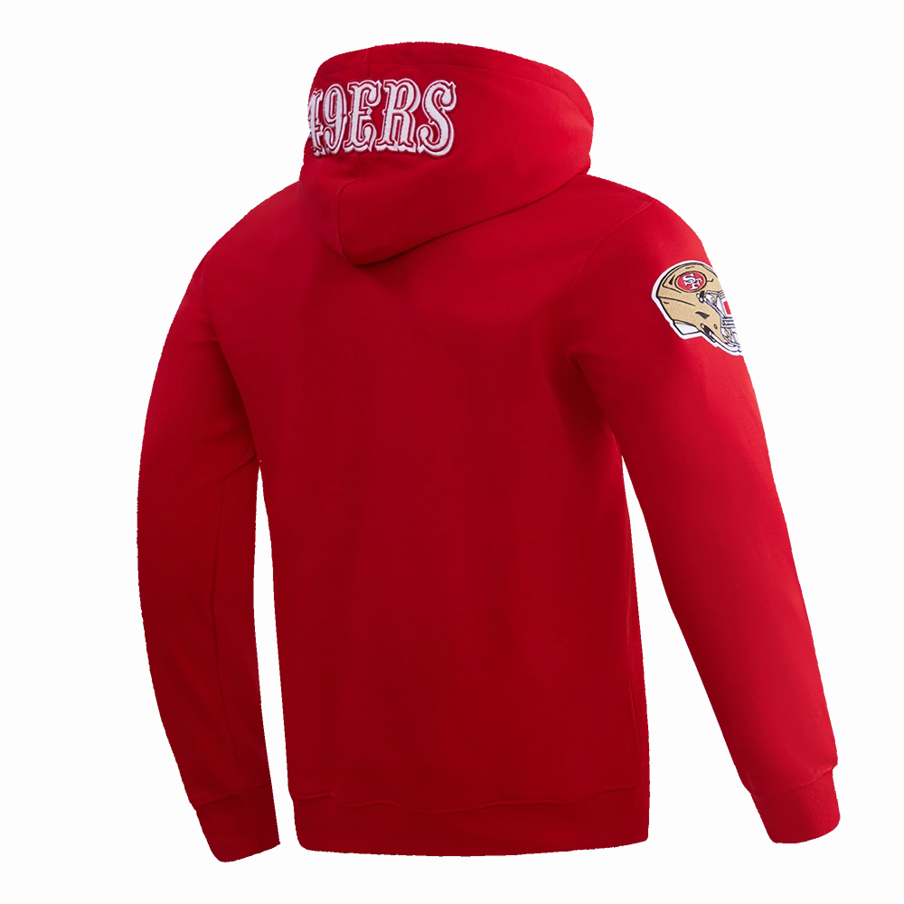 NFL SAN FRANCISCO 49ERS CHRISTIAN McCAFFREY #23 MEN'S PULLOVER HOODIE (RED)