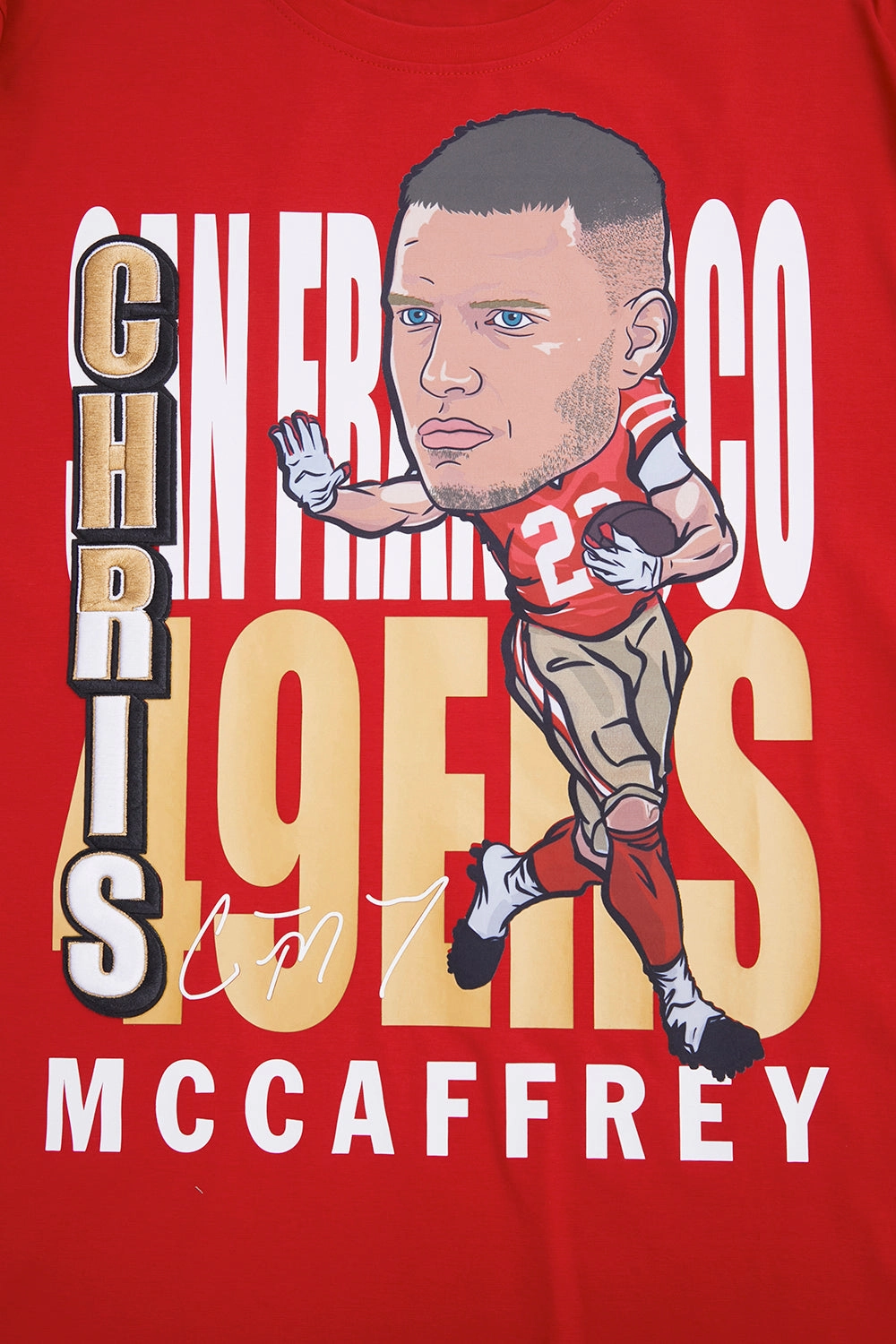 NFL SAN FRANCISCO 49ERS CHRISTIAN MCCAFFREY #23 REMIX AVATAR (RED)