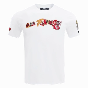NFL SAN FRANCISCO 49ERS CITY RANSOM MEN'S SINGLE JERSEY TEE (WHITE)