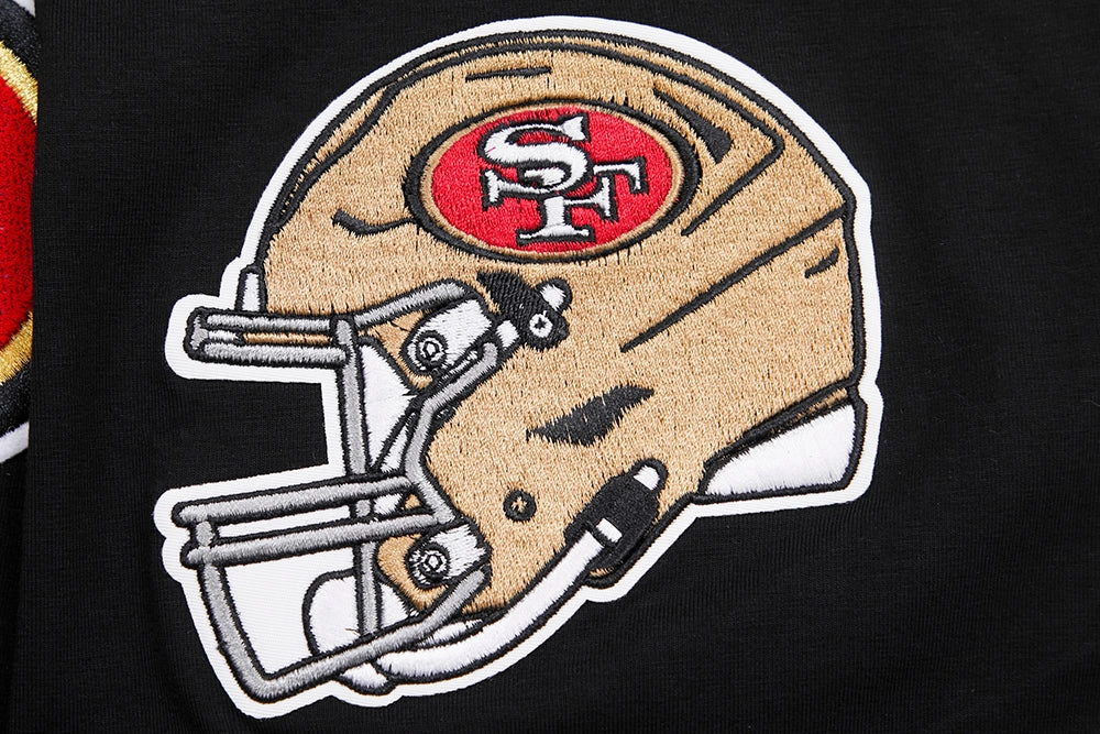 NFL SAN FRANCISCO 49ERS CLASSIC BRISTLE   TEE (BLACK)