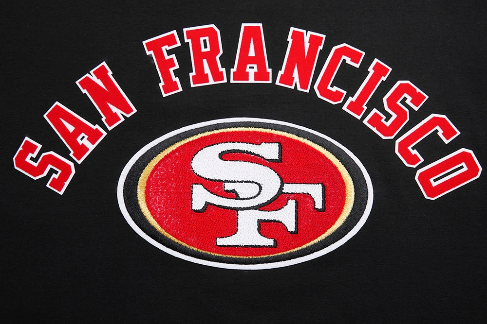 NFL SAN FRANCISCO 49ERS CLASSIC BRISTLE   TEE (BLACK)