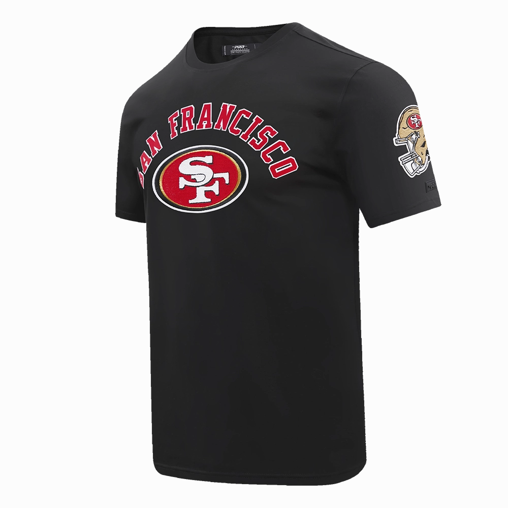 NFL SAN FRANCISCO 49ERS CLASSIC BRISTLE   TEE (BLACK)