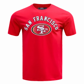 NFL SAN FRANCISCO 49ERS CLASSIC BRISTLE   TEE (RED)
