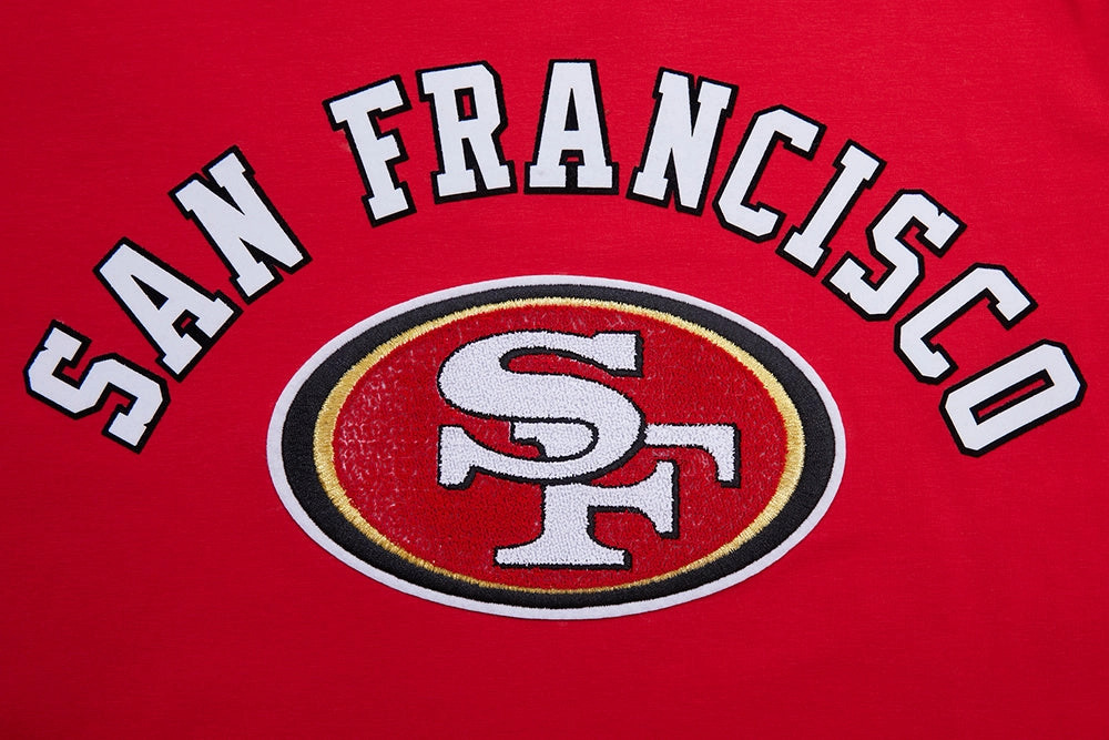 NFL SAN FRANCISCO 49ERS CLASSIC BRISTLE   TEE (RED)