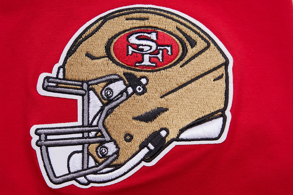 NFL SAN FRANCISCO 49ERS CLASSIC BRISTLE   TEE (RED)