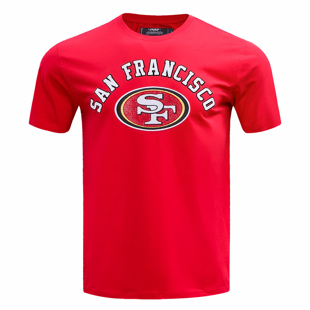 NFL SAN FRANCISCO 49ERS CLASSIC BRISTLE   TEE (RED)
