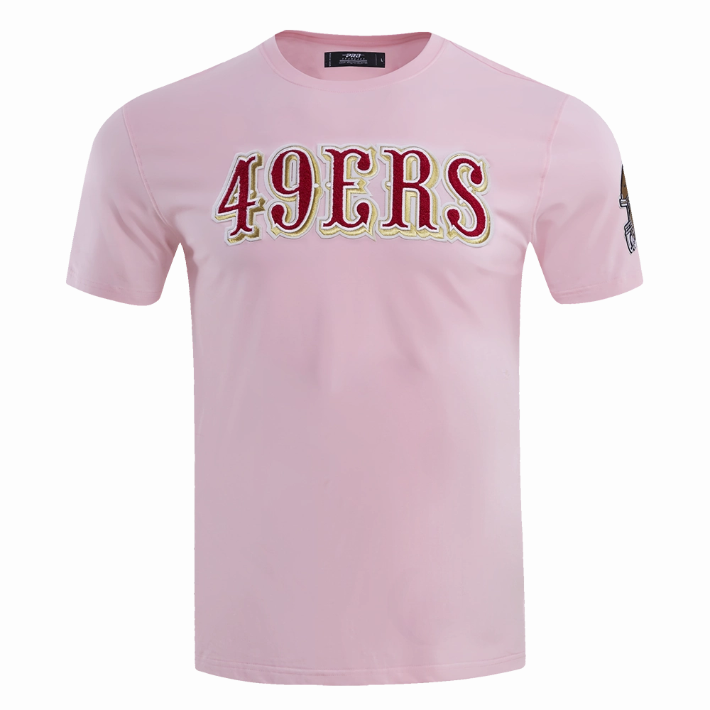 NFL SAN FRANCISCO 49ERS CLASSIC CHENILLE   TEE (PINK)