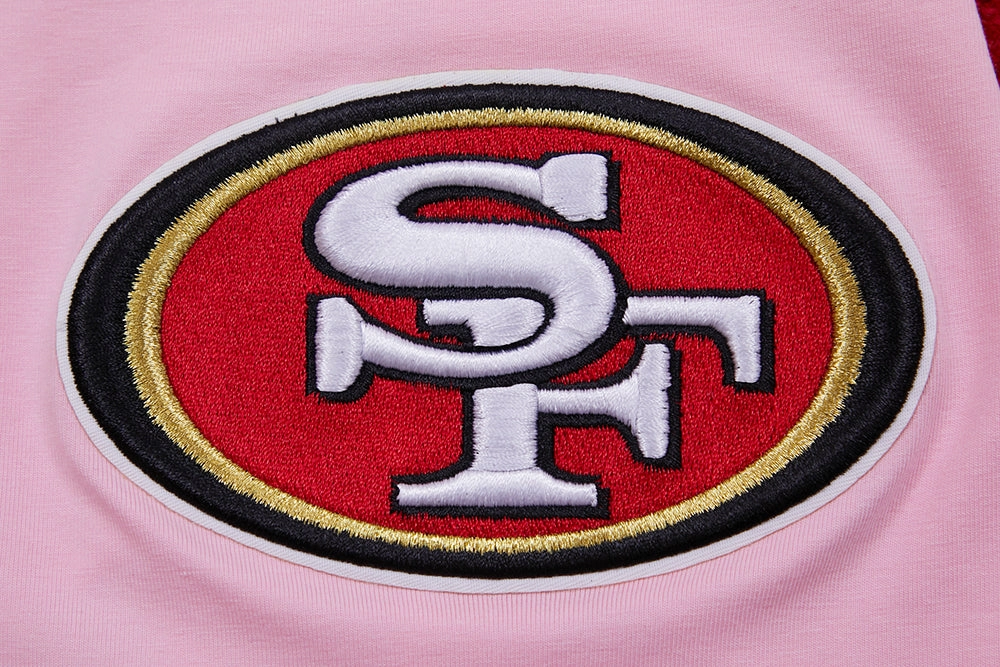 NFL SAN FRANCISCO 49ERS CLASSIC CHENILLE   TEE (PINK)